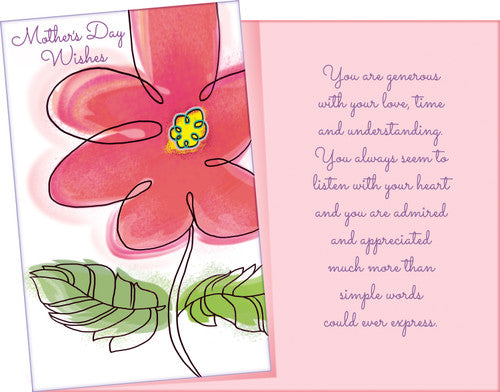 Flower Mother's Day Card