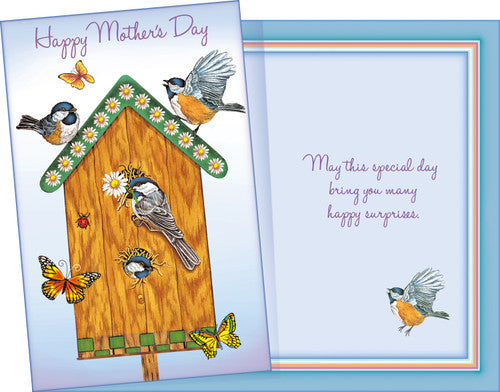 Birdhouse Mother's Day Card