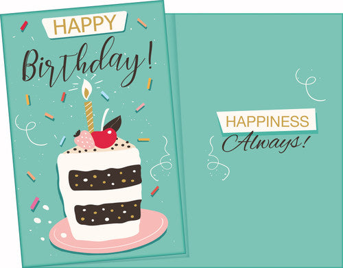 Slice of Cake Birthday Card