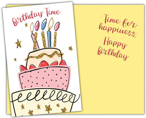 Tiered Cake Birthday Card